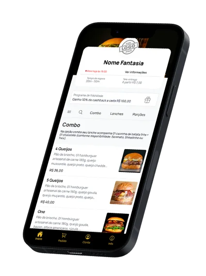 Cardápio digital premium com domínio próprio, pagamentos online e programa de fidelidade para restaurantes